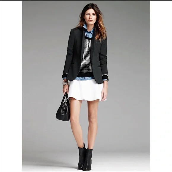 Banana Republic Faux Trim Blazer Size 4 - Picture 8 of 8